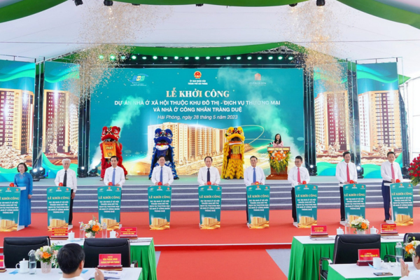 Hải Phòng khởi công dự án nhà ở xã hội 1.600 tỷ đồng
